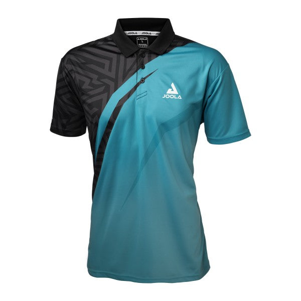 Joola shirt Synergy zwart/turquoise