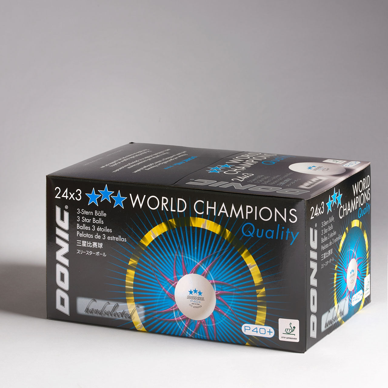 Donic bal P40+ *** wit (72)
