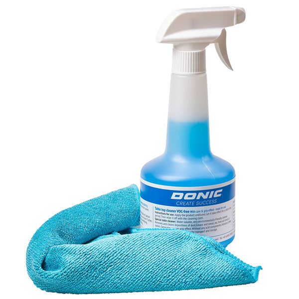 DONIC TABLE TENNIS TABLE CLEANER with CLEANING CLOTH