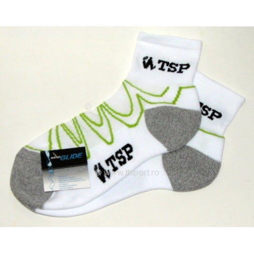 TSP Sokken Nano wit/grijs/groen