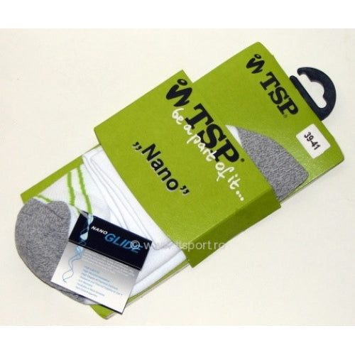 TSP Socken Nano weiß/grau/grün