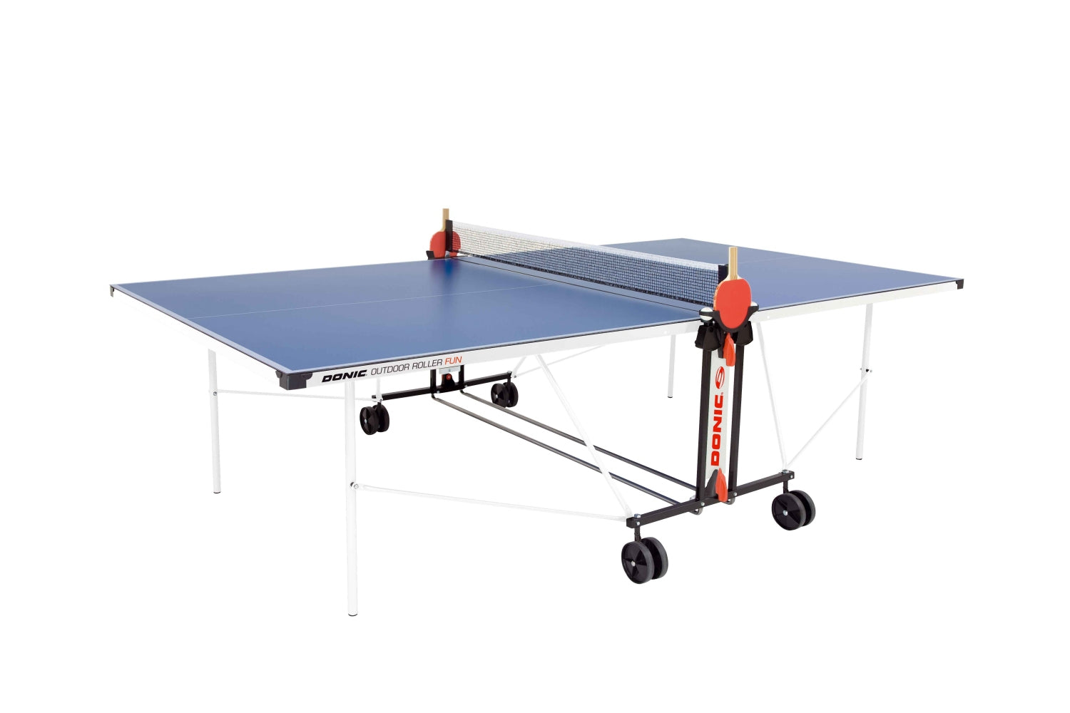 Donic Tafeltennistafel Outdoor Roller Fun blauw