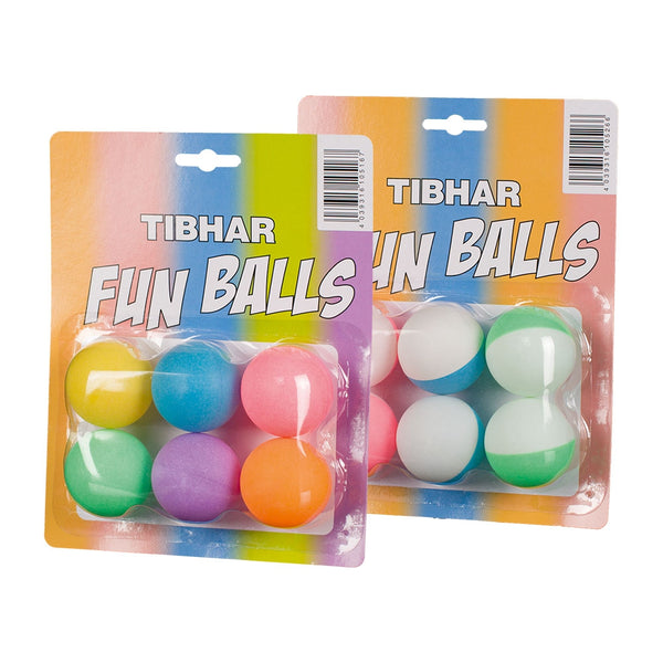Tibhar Fun Balls bi-coloured