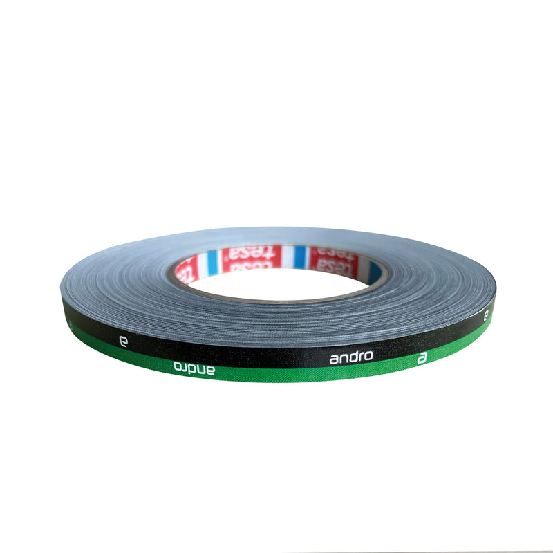 Andro Edge Tape Stripes 10mm 50m noir/vert