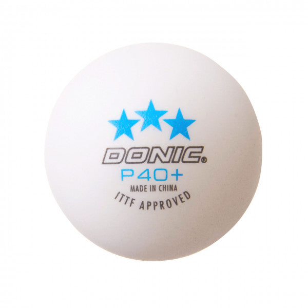 Donic Ball P40+ *** white (72)