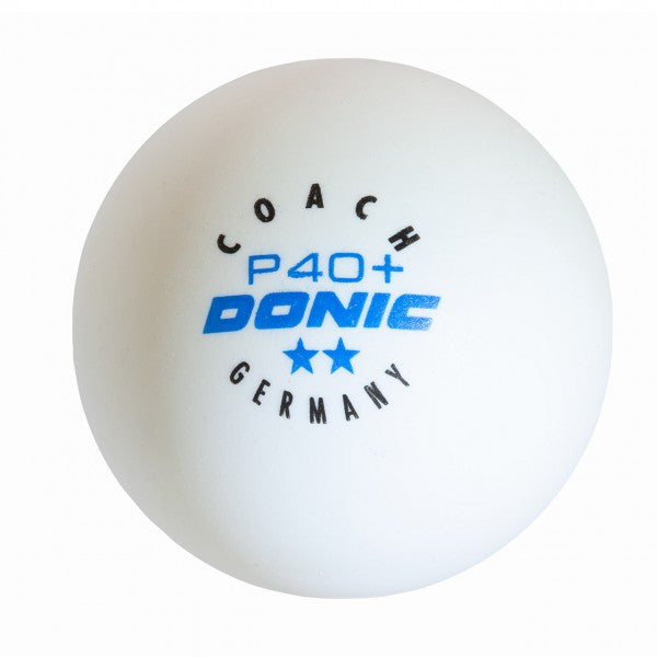 Donic Ball Coach ** P40+ white (6)