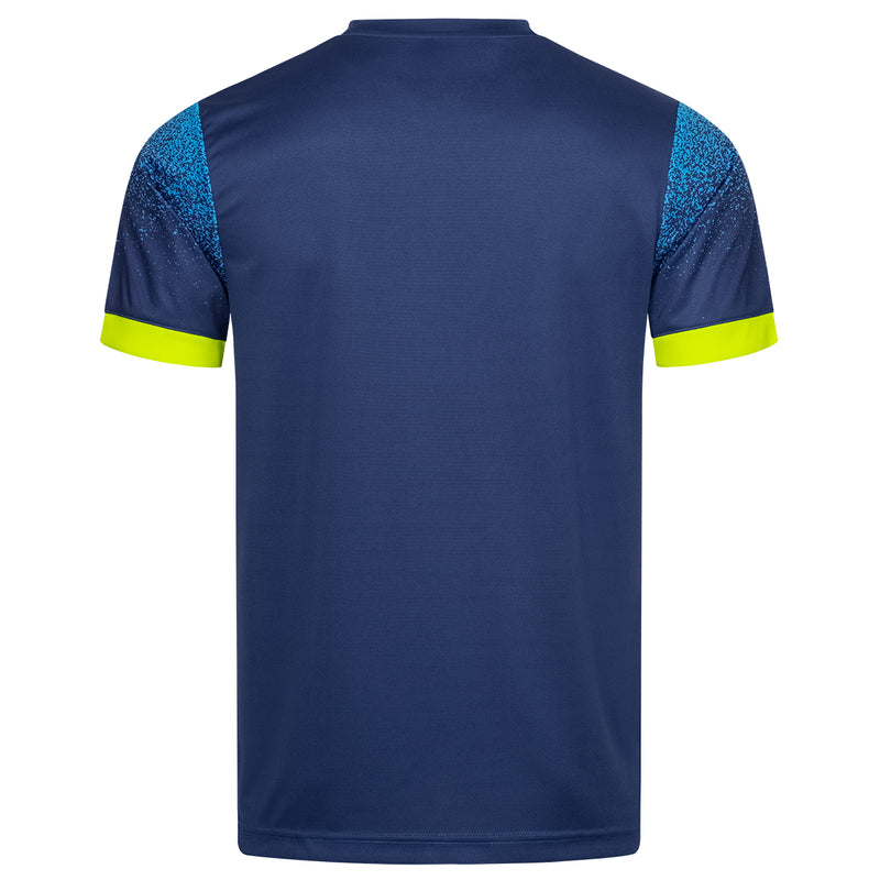 Donic T-Shirt Atlas Junior marine/cyan blauw