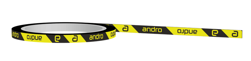 Andro Edge Tape CI 10mm-50m black/yellow